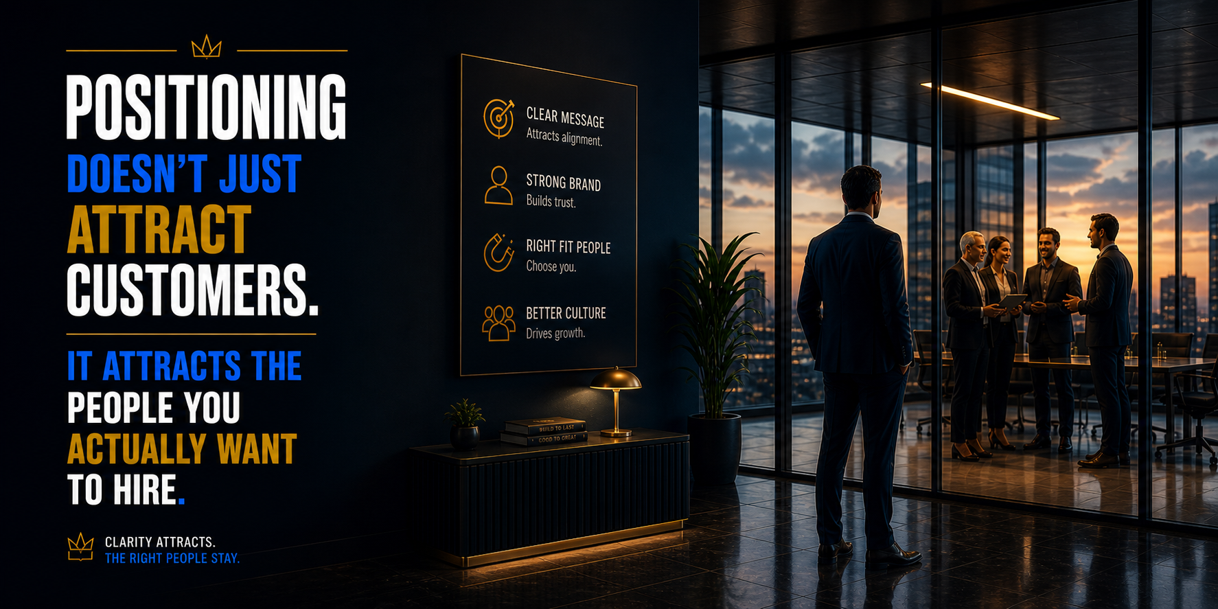 Positioning Doesn’t Just Attract Customers. It Attracts the People You Actually Want to Hire.